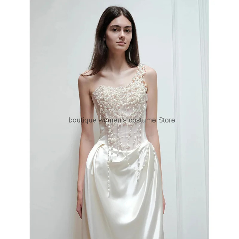 Slip Dress Satin - Cos 2025 vestido de noite francês