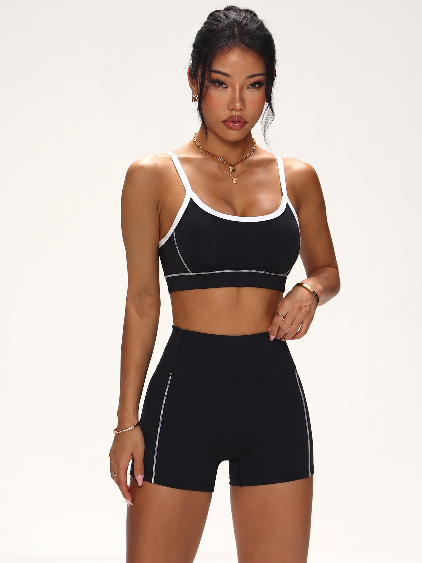 Conjunto de Treino Sem Costura - Sports Bra High Impact avaliação e preço