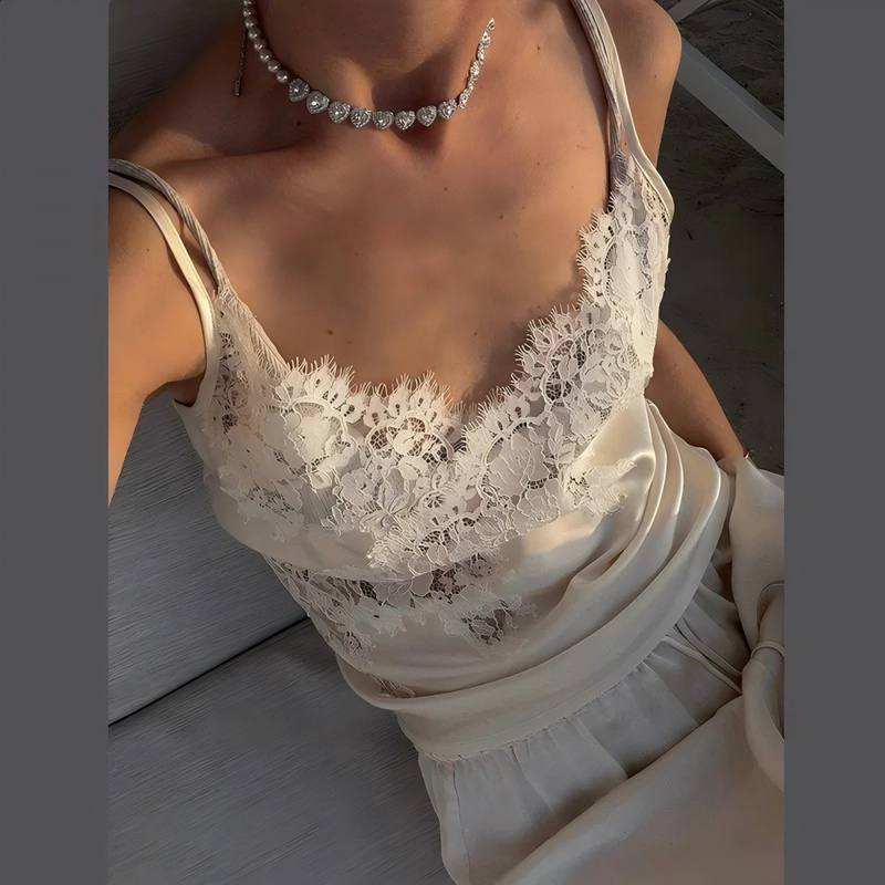 QICHE Conjunto Feminino 2026SP - Cami Top Lace avaliação e preço