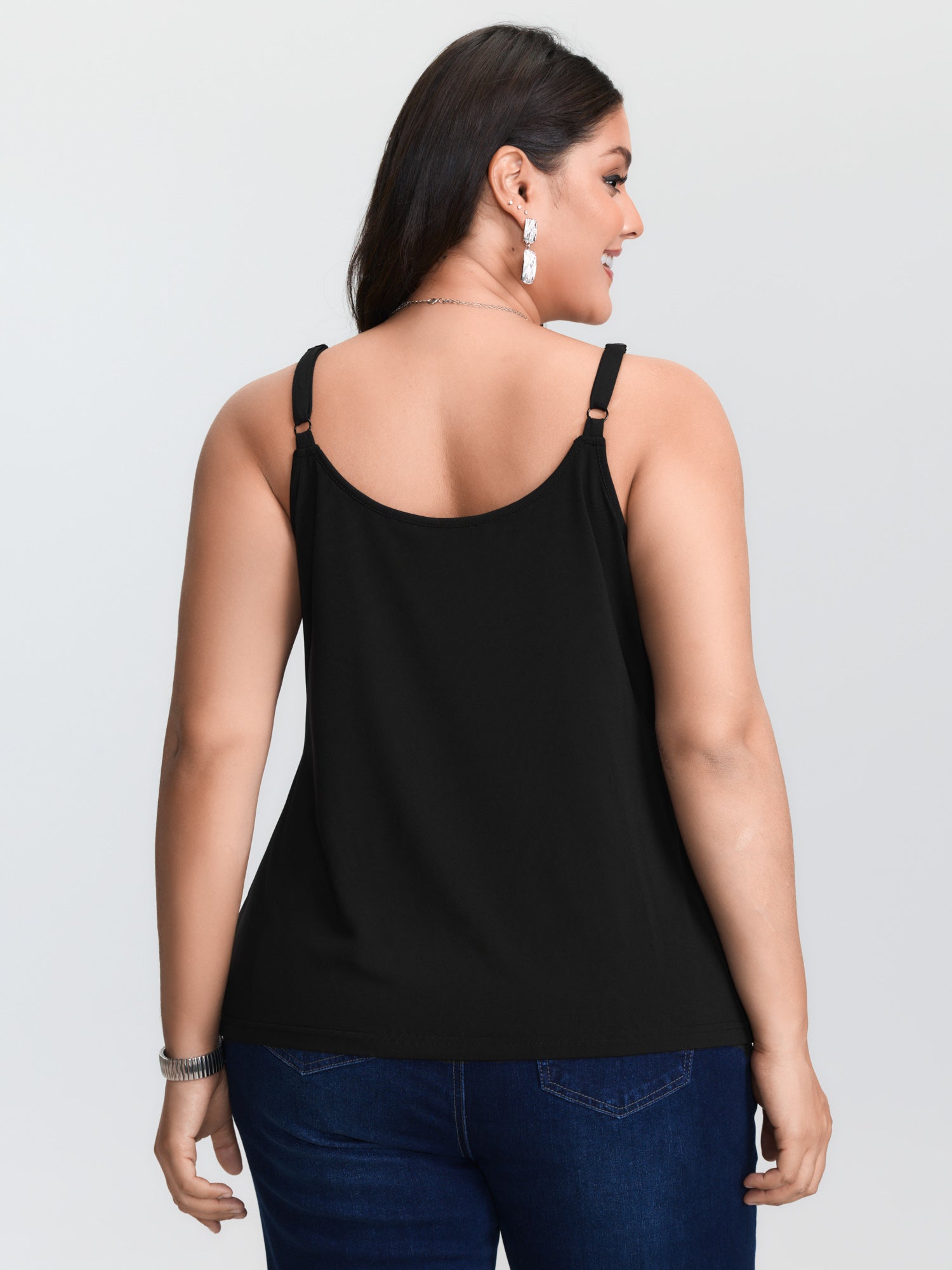 Camisola de malha preta, dispo - Cami Top Lace avaliação e preço