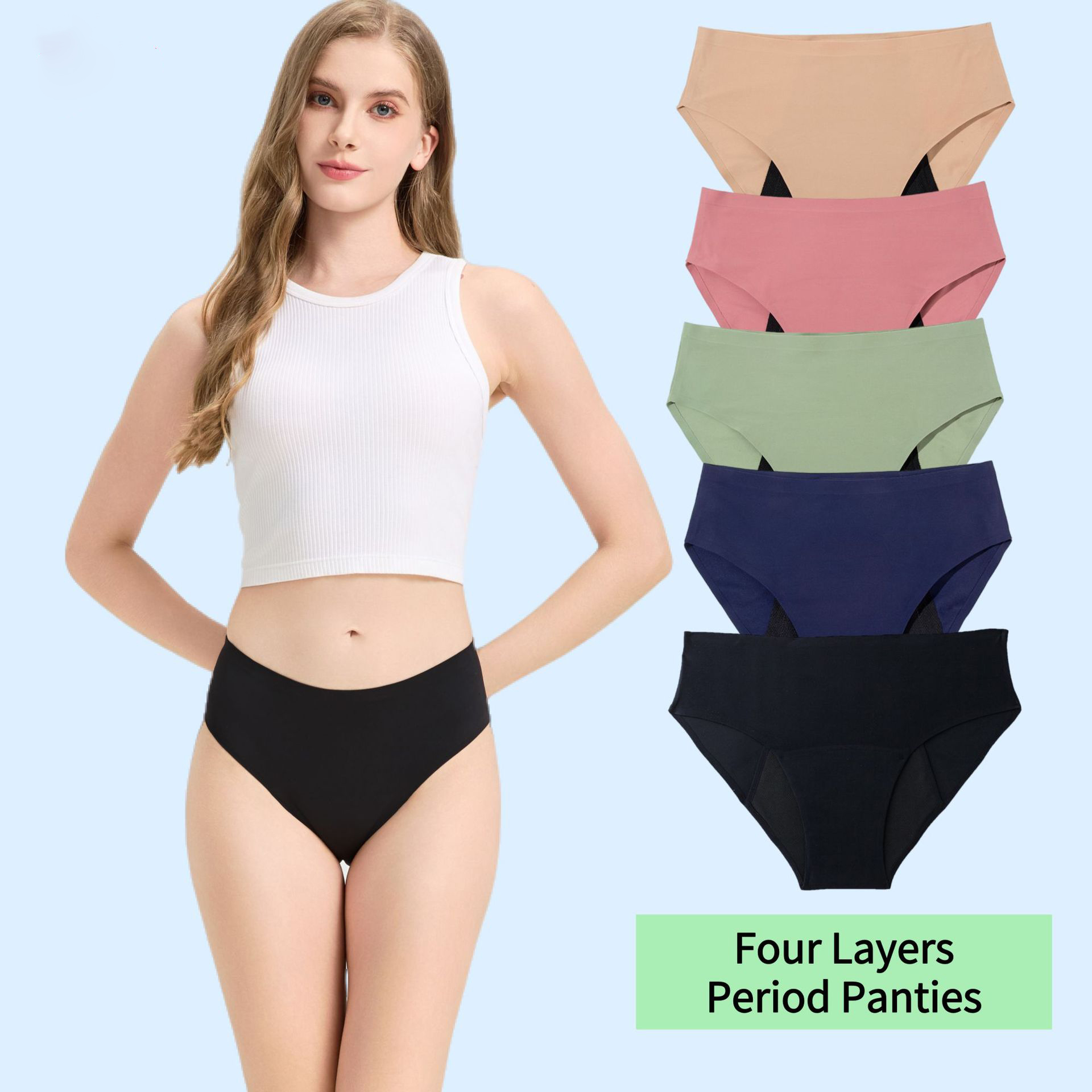 Calcinhas Menstruais Femininas - Period Panty Absorbent avaliação e preço