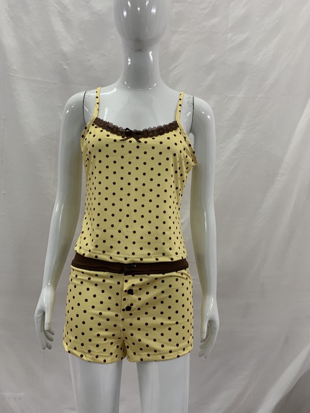 Conjunto de pijama feminino de - Cami Top Lace avaliação e preço
